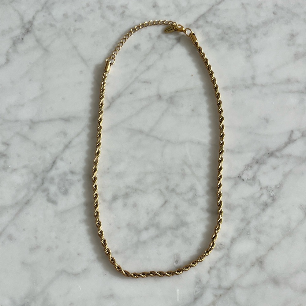 Twenty Compass Gold Rope Necklace - Picture 3 of 5